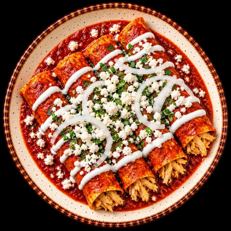 Enchiladas Rojas