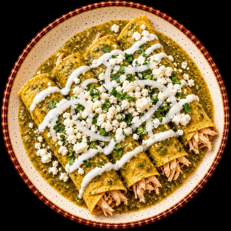 Enchiladas Verdes